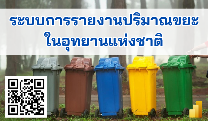 ระบบการรายงานปริมาณขยะในอุทยานแห่งชาติ