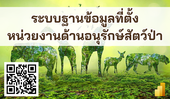 ระบบฐานข้อมูลที่ตั้งหน่วยงานด้านอนุรักษ์สัตว์ป่า