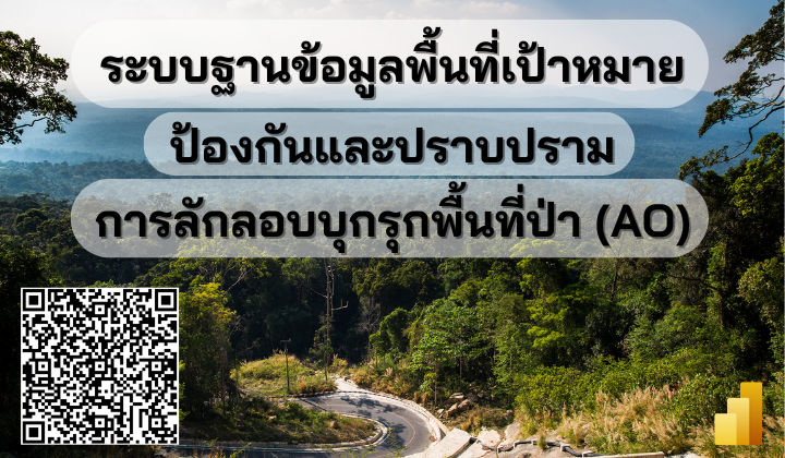 ระบบฐานข้อมูลพื้นที่เป้าหมายป้องกันและปราบปรามการลักลอบบุกรุกพื้นที่ป่า (AO)