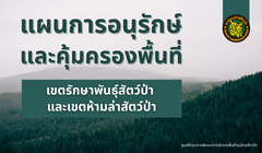 แผนการอนุรักษ์และคุ้มครองพื้นที่เขตรักษาพันธุ์สัตว์ป่าและเขตห้ามล่าสัตว์ป่า
