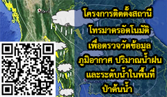 โครงการติดตั้งสถานีโทรมาตรอัตโนมัติ เพื่อตรวจวัดข้อมูลภูมิอากาศ ปริมาณน้ำฝน และระดับน้ำในพื้นที่ป่าต้นน้ำ