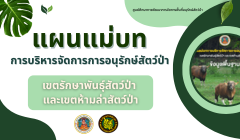 แผนแม่บทการบริหารจัดการการอนุรักษ์สัตว์ป่า เขตรักษาพันธุ์สัตว์ป่า และเขตห้ามล่าสัตว์ป่า